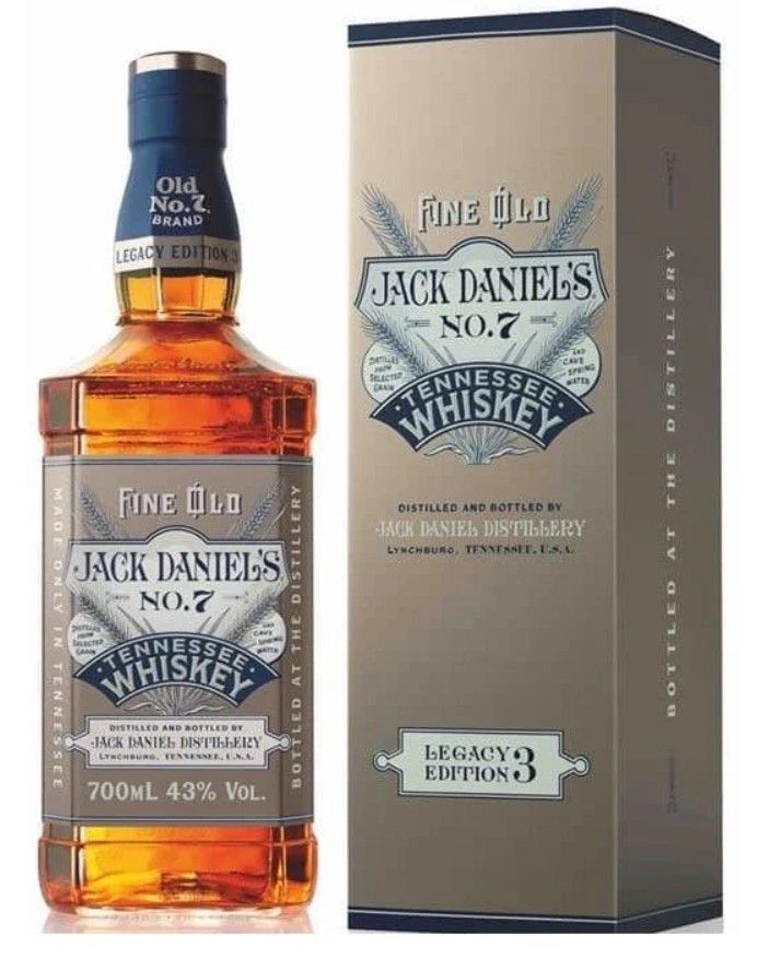 Jack Daniel's The Legacy Edition 3 - 43% - zonder omdoos Jack Daniel's The Legacy Edition 3 - 43% - zonder omdoos
