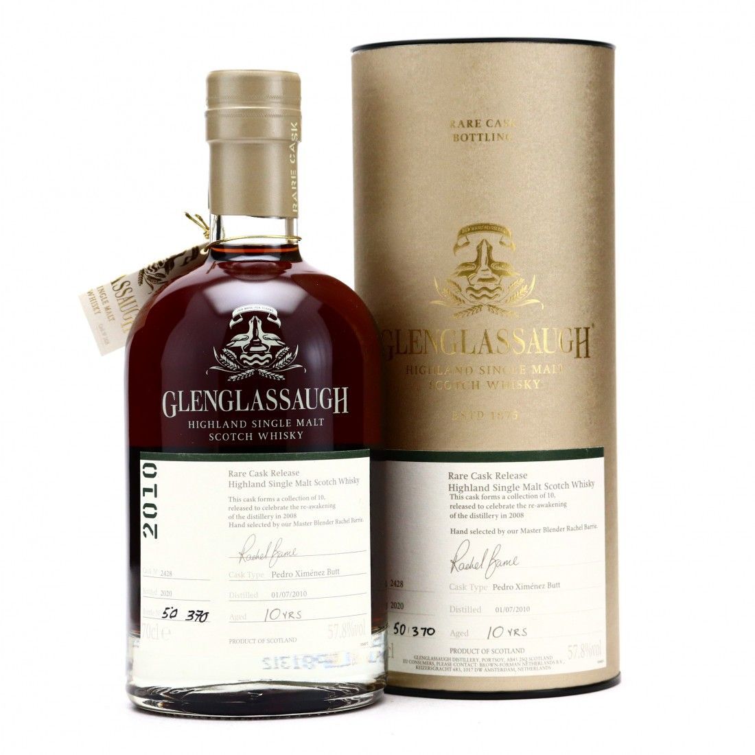 Glenglassaugh Rare Cask Release 10yo 2010 - PX Cask 2428 - 57.8% Glenglassaugh Rare Cask Release 10yo 2010 - PX Cask 2428 - 57.8%