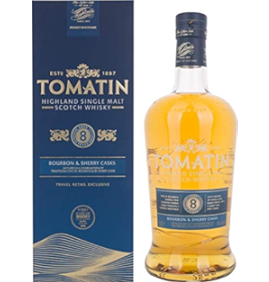Tomatin 8 years Bourbon & Sherry Cask - 40% Tomatin 8 years Bourbon & Sherry Cask - 40%