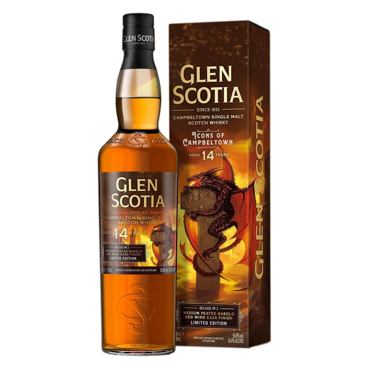 Glen Scotia Icons of Campbeltown - 14 years - Cask Strenght - Batch #2 - 56.8% Glen Scotia Icons of Campbeltown - 14 years - Cask Strenght - Batch #2 - 56.8%