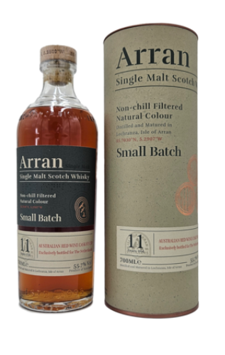 Arran Small Batch Australian Cabernet Wine Cask - 11 years - 55.7% Arran Small Batch Australian Cabernet Wine Cask - 11 years - 55.7%