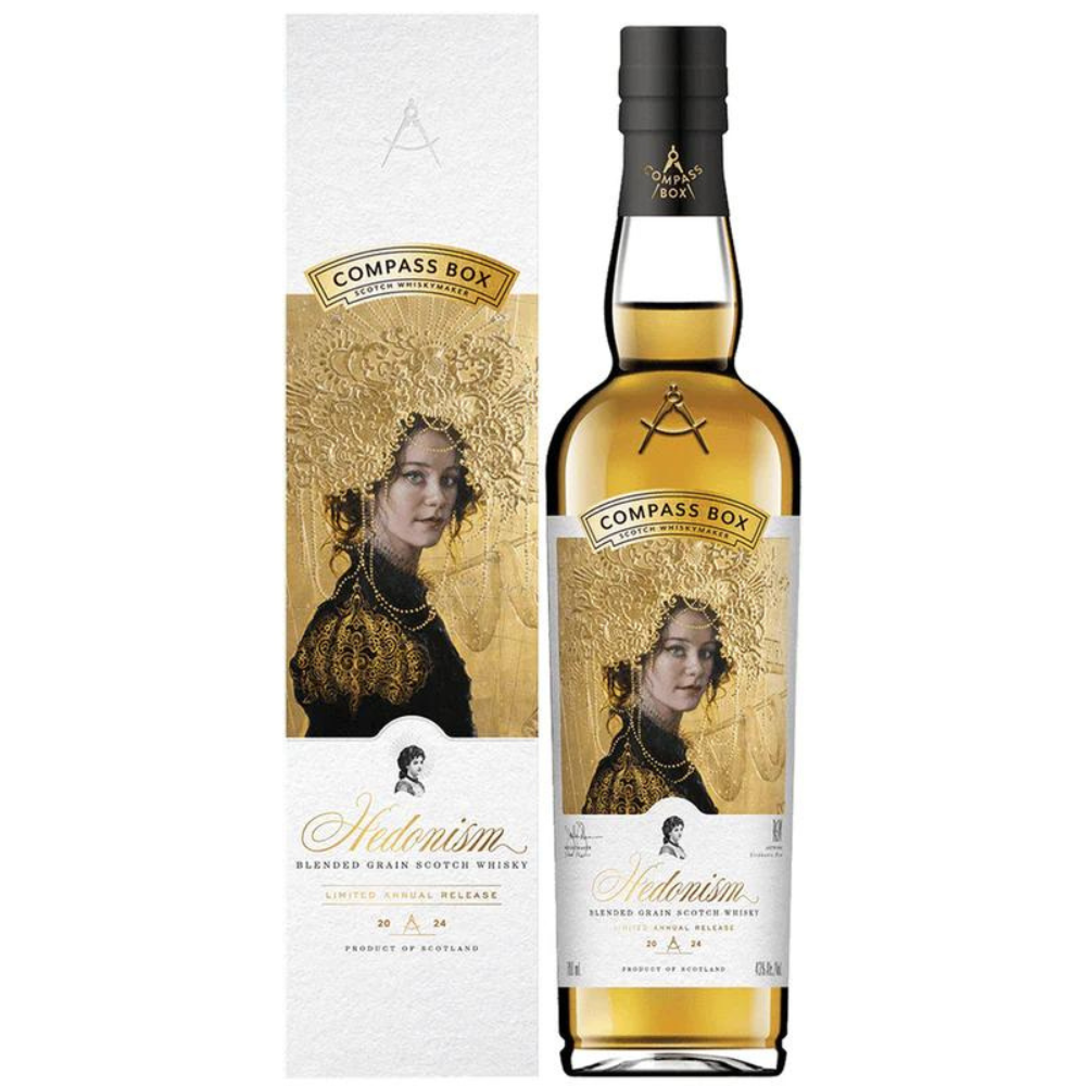 Compass Box Hedonism - 2024 Limited Annual Release - 43% Compass Box Hedonism - 2024 Limited Annual Release - 43%