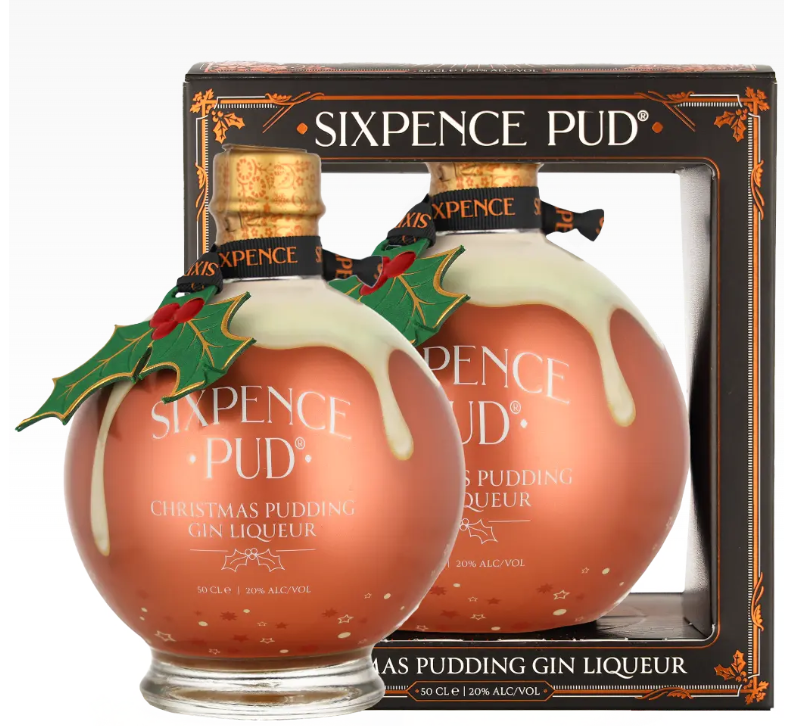 Sixpence Pud Christmas Pudding Gin Liqueur - 20% Sixpence Pud Christmas Pudding Gin Liqueur - 20%
