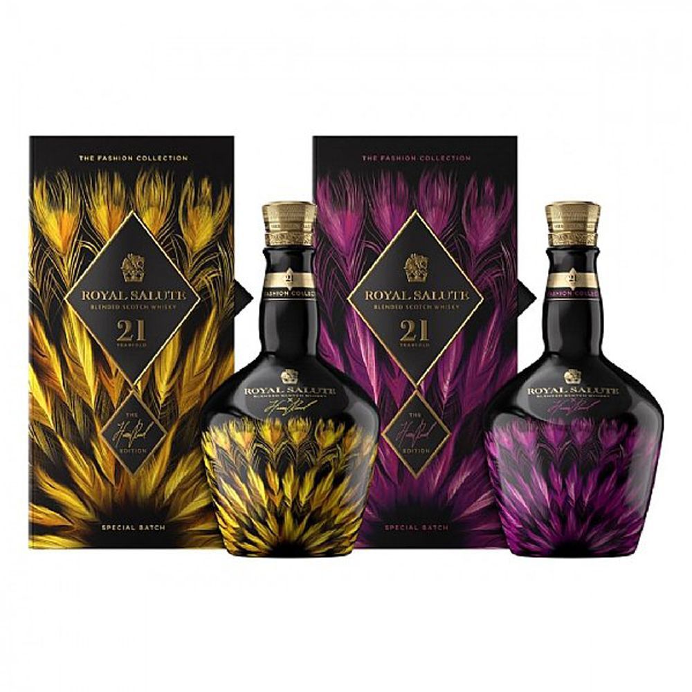 Chivas Regal Royal Salute - 21 years Harris Read Edition Purple Chivas Regal Royal Salute - 21 years Harris Read Edition Purple