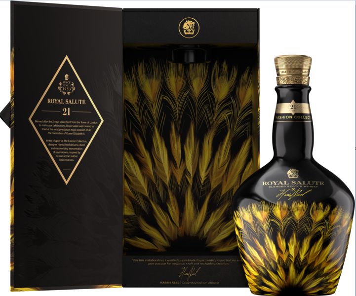 Chivas Regal Royal Salute - 21 years Harris Read Edition Gold