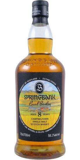 Springbank Local Barley - 8 years - 58,1%