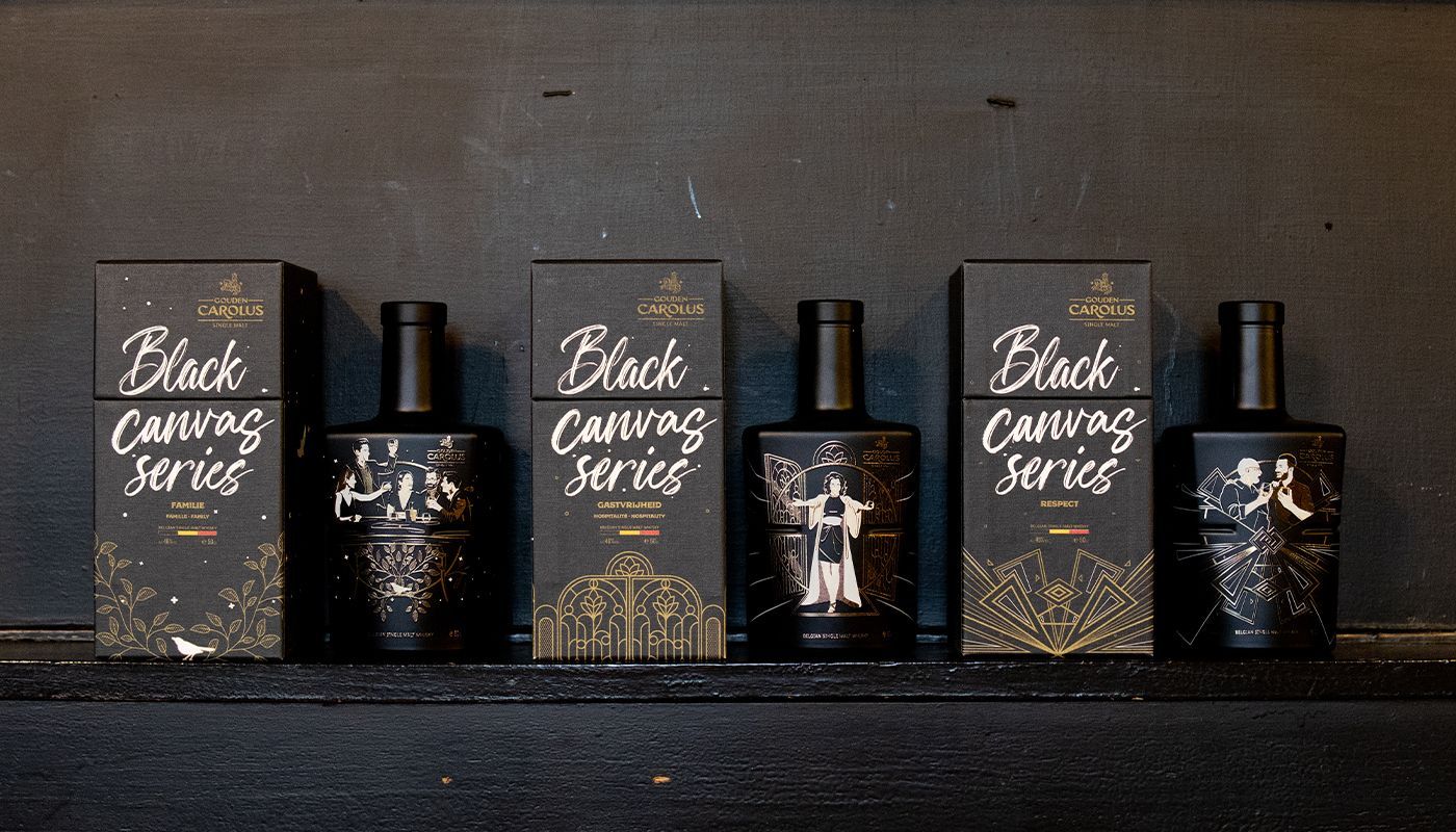 Molenberg / Gouden Carolus - Black Canvas series - Complete 2e serie - 46% Molenberg / Gouden Carolus - Black Canvas series - Complete 2e serie - 46%
