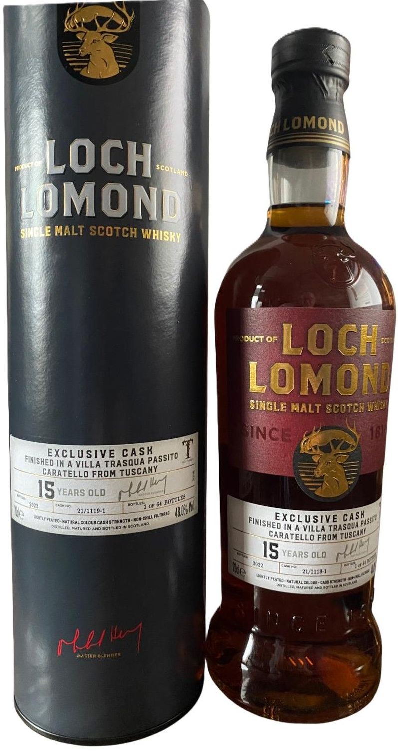 Loch Lomond - Exclusive Cask - 15 years - Villa Trasqua Passito Caratello - 48% Loch Lomond - Exclusive Cask - 15 years - Villa Trasqua Passito Caratello - 48%