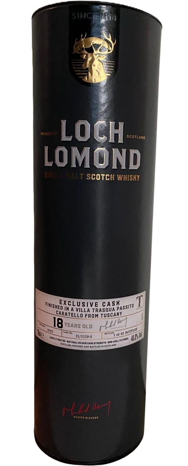 Loch Lomond - Exclusive Cask - 18 years - Villa Trasqua Passito Caratello - 48% Loch Lomond - Exclusive Cask - 18 years - Villa Trasqua Passito Caratello - 48%