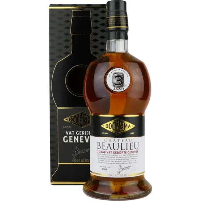 Boomsma 3 jaar Vatgerijpte Genever - Château Beaulieu - 38% Boomsma 3 jaar Vatgerijpte Genever - Château Beaulieu - 38%