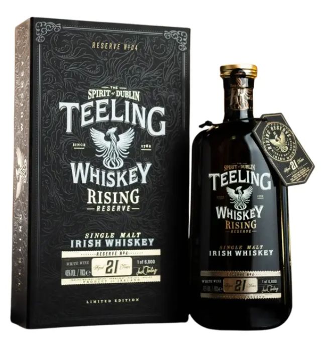 Teeling 21 Years - Rising Reserve No. 4 - White Wine Cask - 46% Teeling 21 Years - Rising Reserve No. 4 - White Wine Cask - 46%
