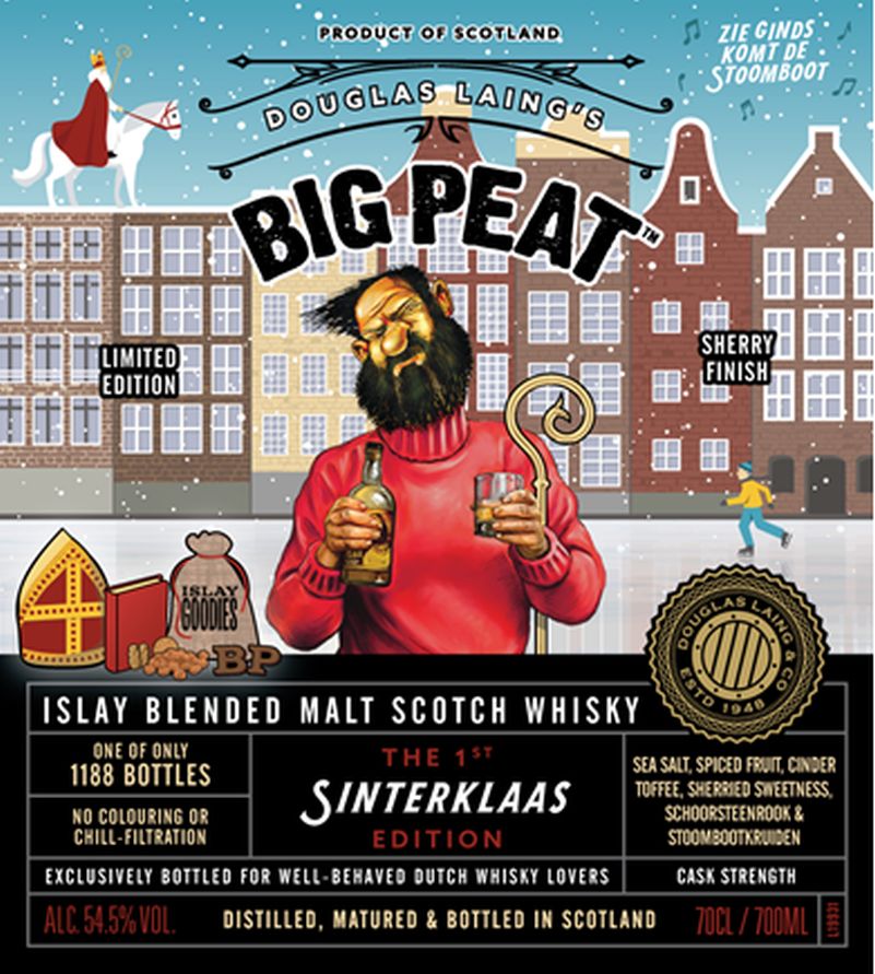Big Peat - Douglas Laing - Sinterklaas editie - 54.5% Big Peat - Douglas Laing - Sinterklaas editie - 54.5%