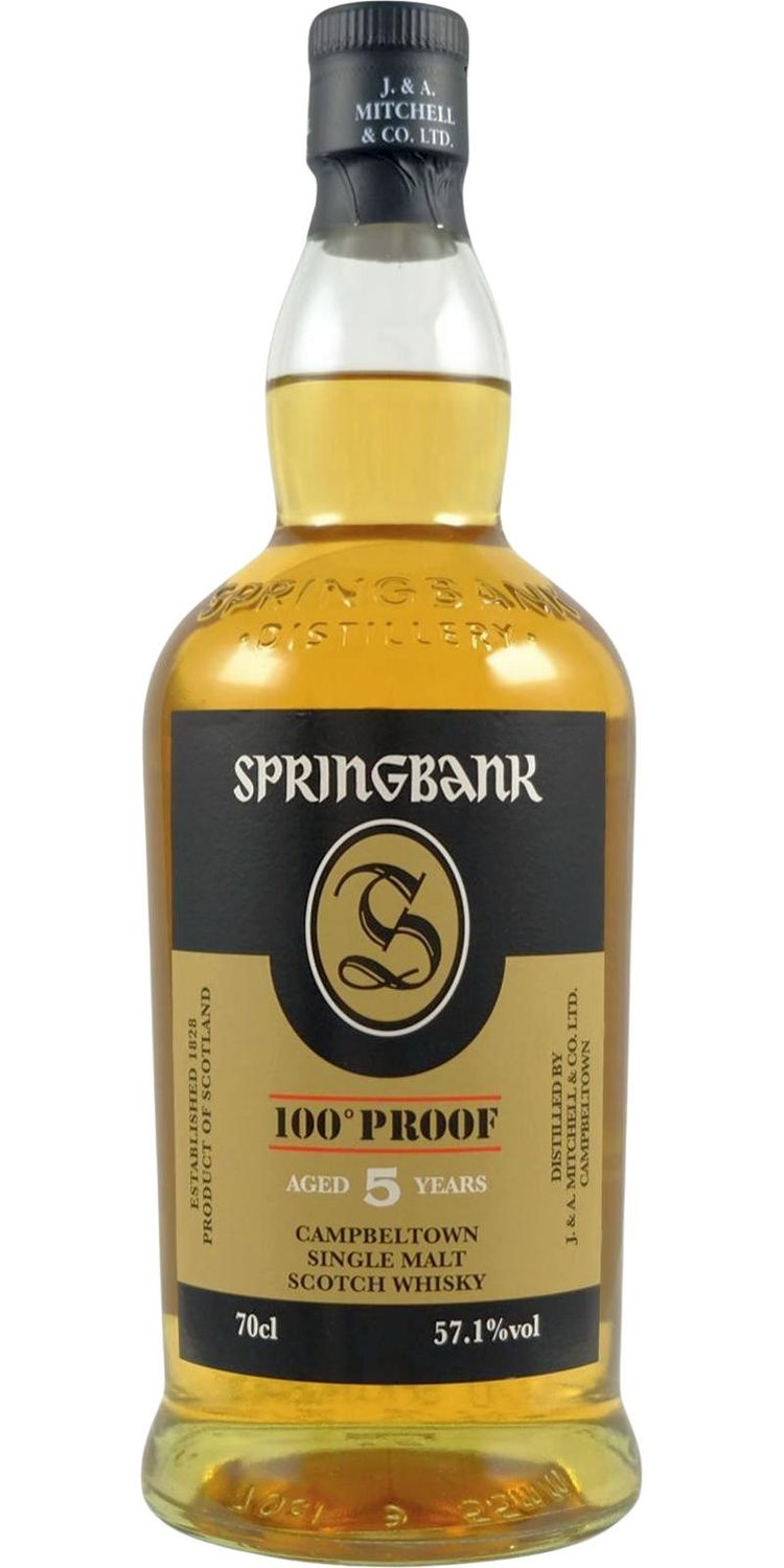 Springbank 5 years - 100 Proof - 57.1% Springbank 5 years - 100 Proof - 57.1%