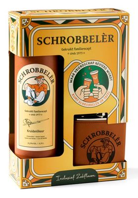 Schrobbeler Geschenkverpakking: 0.70 liter met luxe zakflacon