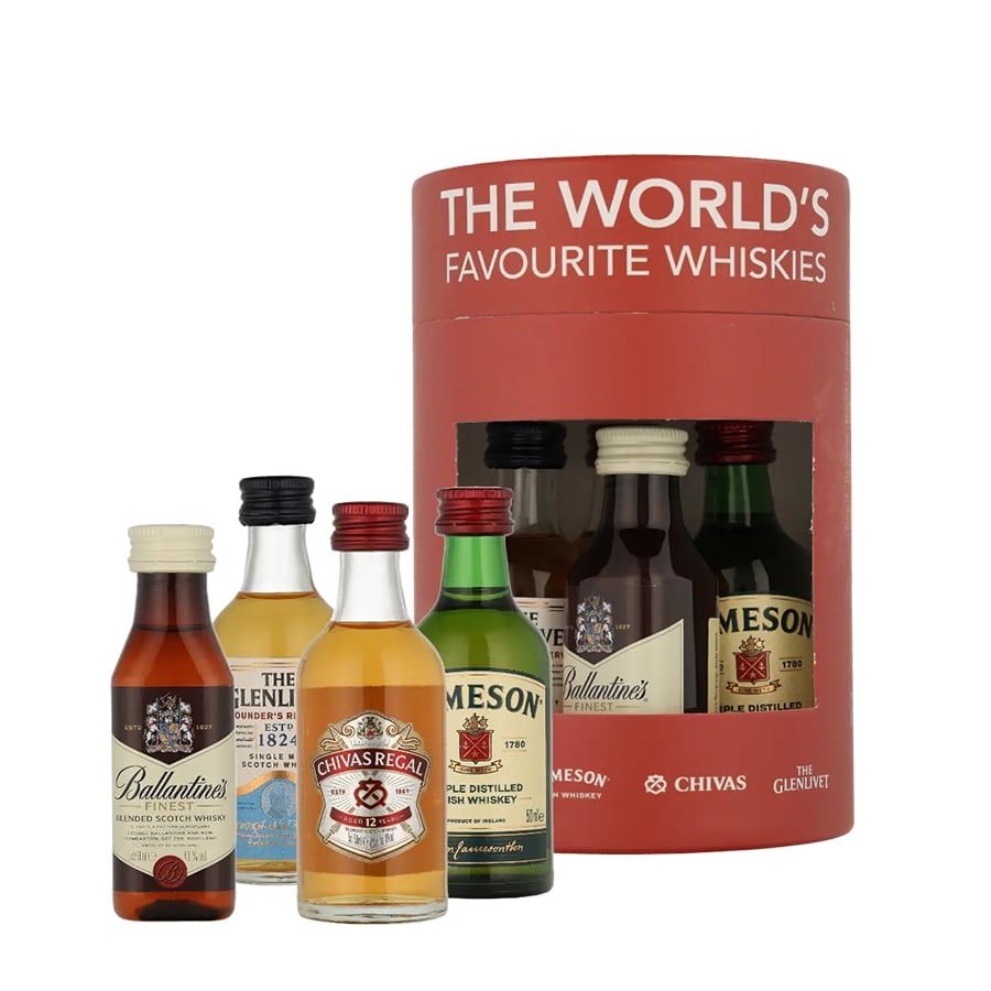 World's Famous Whisky's cadeauset World's Famous Whisky's cadeauset