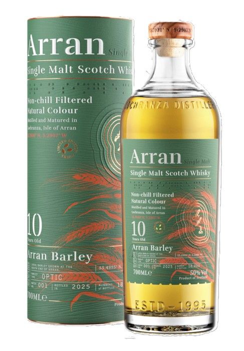 Arran 10 years - Arran Barley Optic - Batch 001 - 50% Arran 10 years - Arran Barley Optic - Batch 001 - 50%