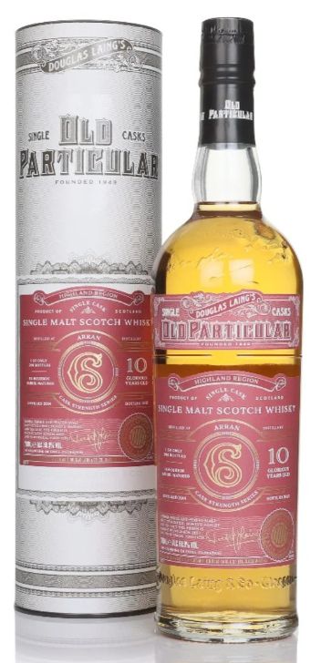 Douglas Laing - Old Particular -Arran Cask Strength - 10 years -  59.3%
