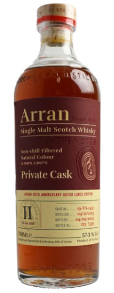 Arran 11 Years Old PX Single Cask 19-VA-1457 - 57.3% Arran 11 Years Old PX Single Cask 19-VA-1457 - 57.3%