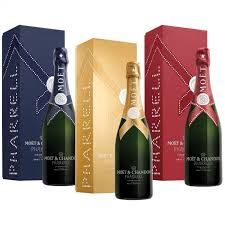 Moët & Chandon Brut - Pharrell - 0.75 liter - BLAUW Moët & Chandon Brut - Pharrell - 0.75 liter - BLAUW