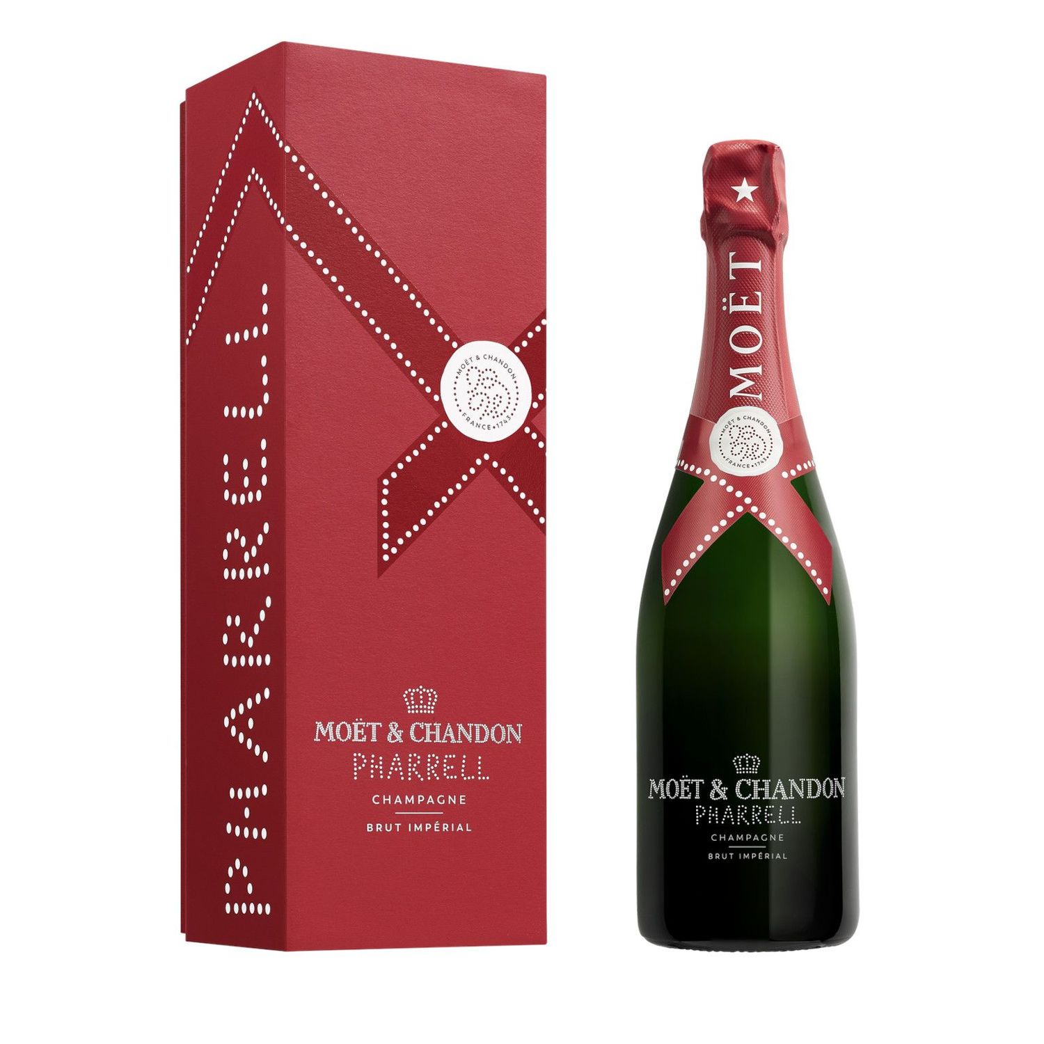 Moët & Chandon Brut - Pharrell - 0.75 liter - ROOD Moët & Chandon Brut - Pharrell - 0.75 liter - ROOD