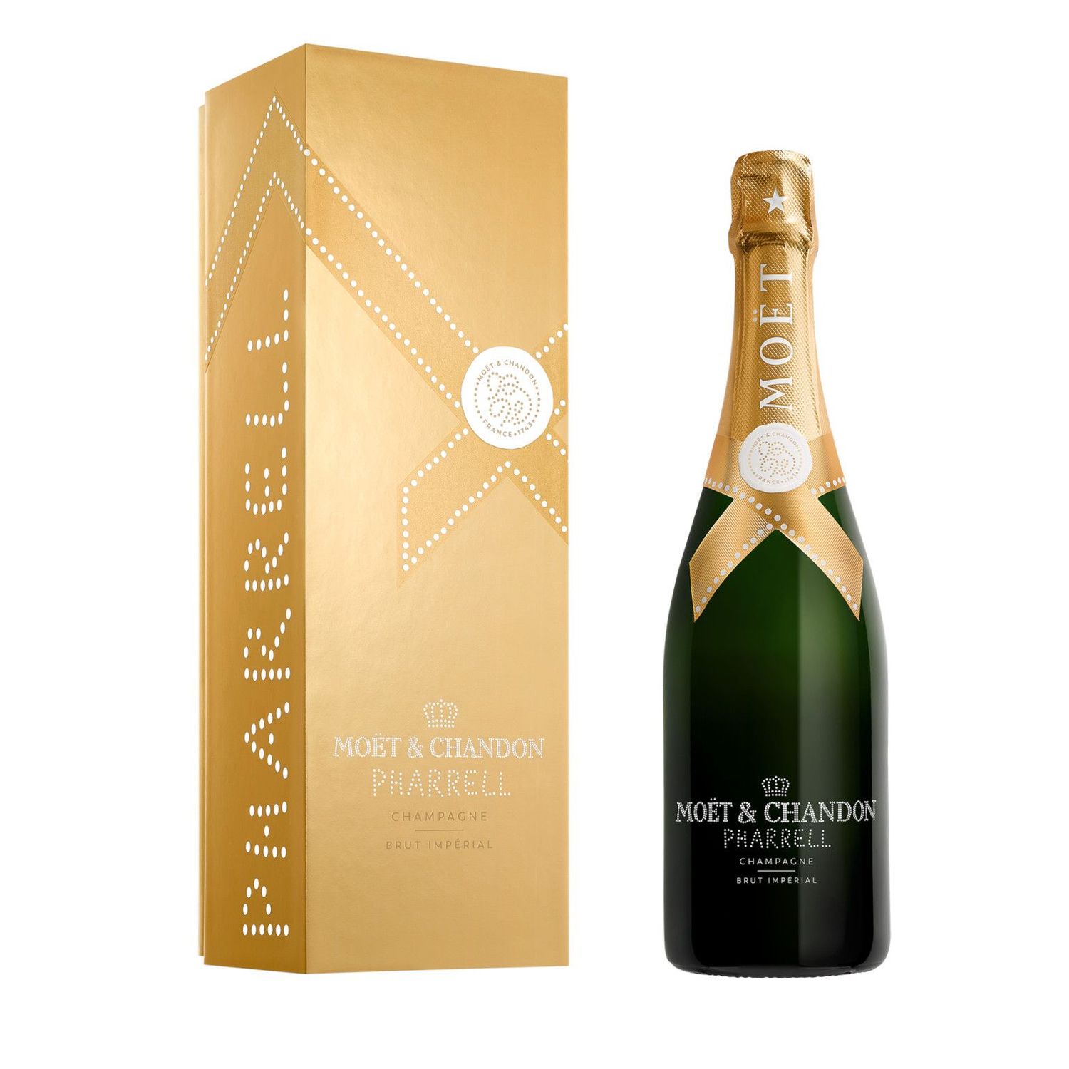 Moët & Chandon Brut - Pharrell - 0.75 liter - GEEL Moët & Chandon Brut - Pharrell - 0.75 liter - GEEL