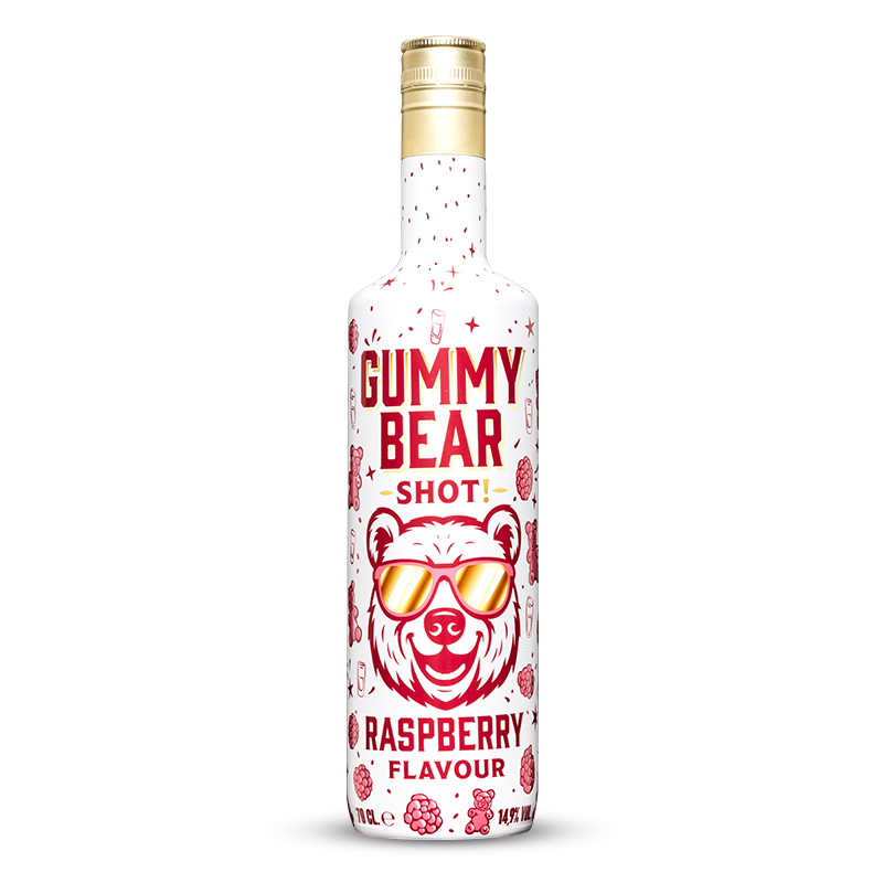 Gummy Bear Shot - Raspberry flavour - 14.9%