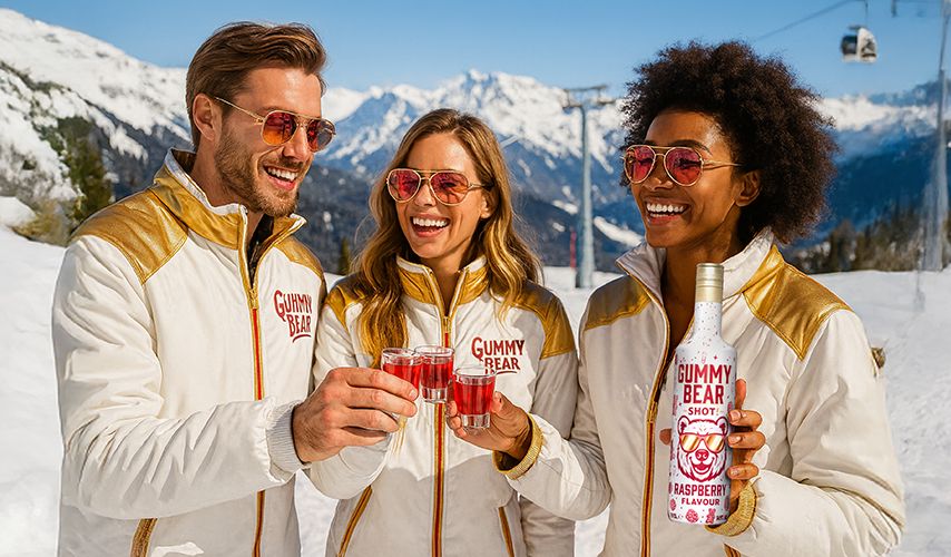 Gummy Bear Shot - Raspberry flavour - 14.9%