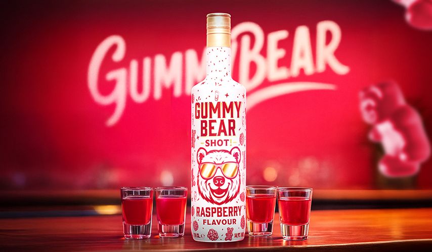 Gummy Bear Shot - Raspberry flavour - 14.9%