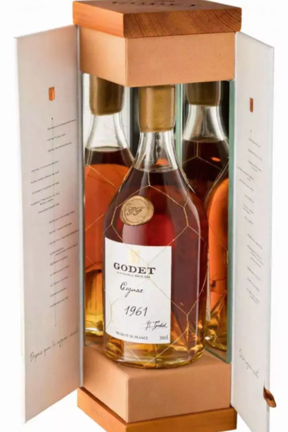 Godet Cognac Millésime Petite Champagne 1961 Godet Cognac Millésime Petite Champagne 1961
