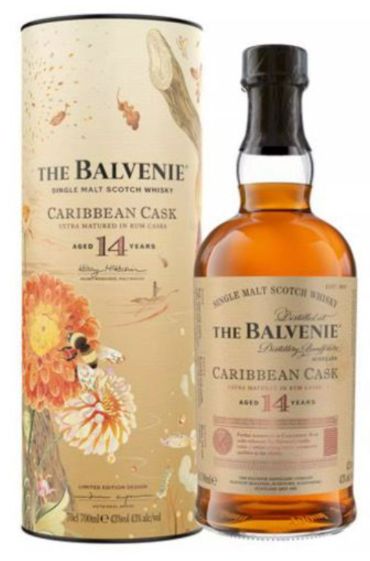 Balvenie 14 years - Caribbean Cask - Limited Victo Ngai edition - 43%