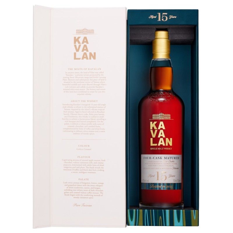 Kavalan 15 Year Old Four Cask 2025 Edition - 43%
