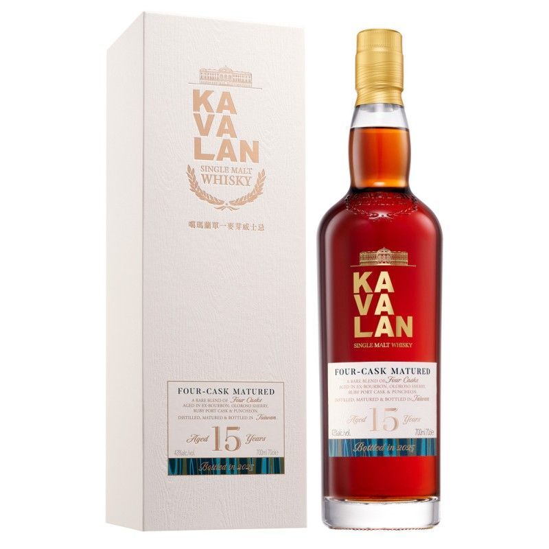 Kavalan 15 Year Old Four Cask 2025 Edition - 43%