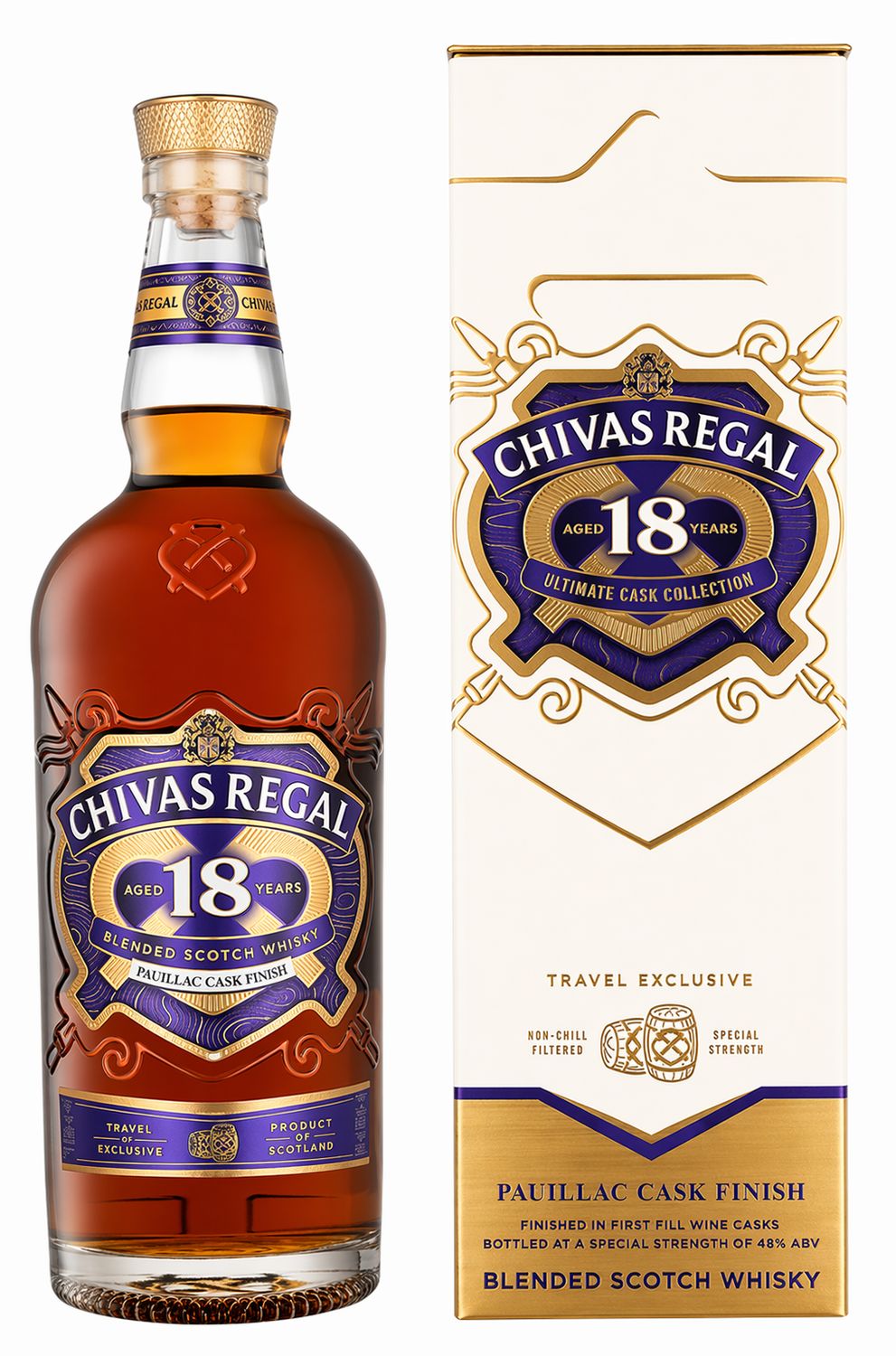 Chivas Regal 18 years - Pauiilac Cask Finish - 48% - Liter