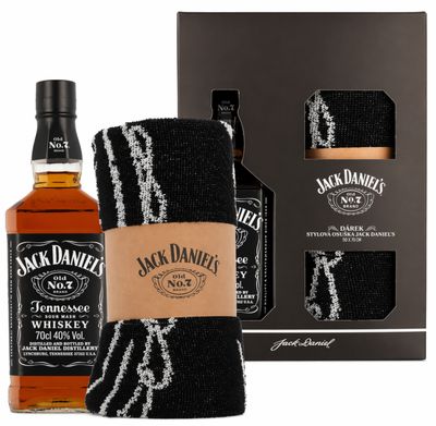 Jack Daniel's Black - met handdoek - 40% Jack Daniel's Black - met handdoek - 40%