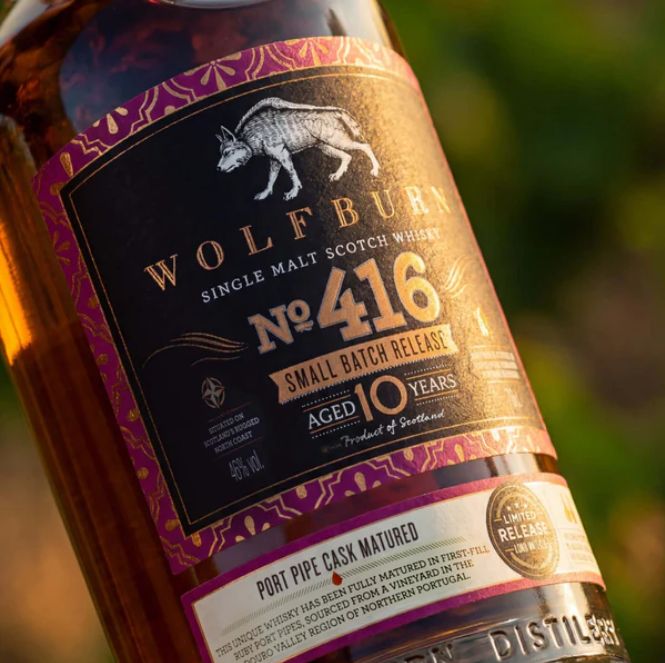 Wolfburn - Small Batch No 416 - Port Pipe Finish - 46%
