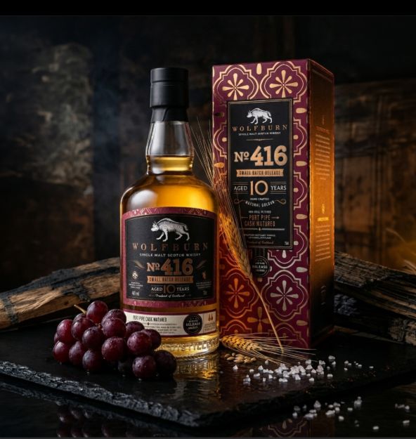Wolfburn - Small Batch No 416 - Port Pipe Finish - 46%