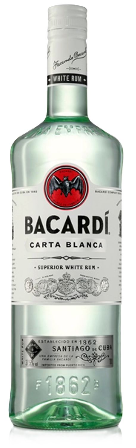 Bacardi Carta Blanca - 1 liter Bacardi Carta Blanca - 1 liter
