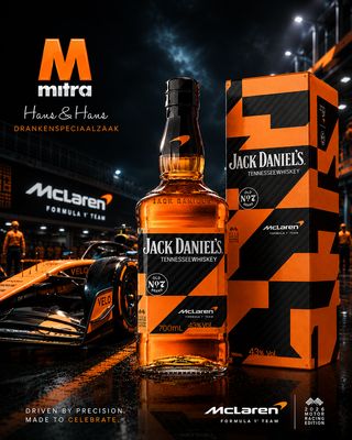 Jack Daniel's McLaren Limited Edition - 43% - Batch 4 - 2026 - met doos!