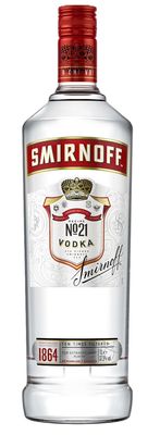 Smirnoff Red - 1 Liter - 37.5%