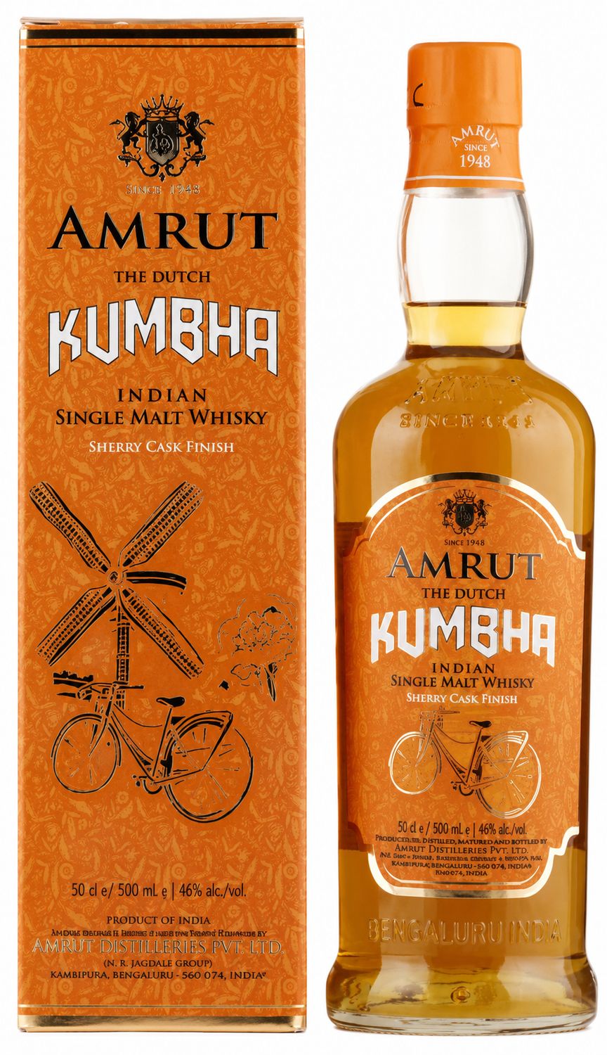 Amrut The Dutch Kumbha Sherry Cask Finish - 46% Amrut The Dutch Kumbha Sherry Cask Finish - 46%