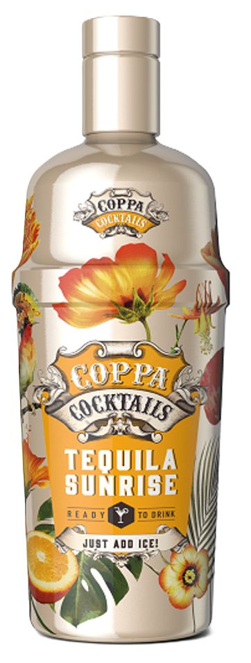 Coppa Cocktails - Tequila Sunrise - 10% alc. Coppa Cocktails - Tequila Sunrise - 10% alc.