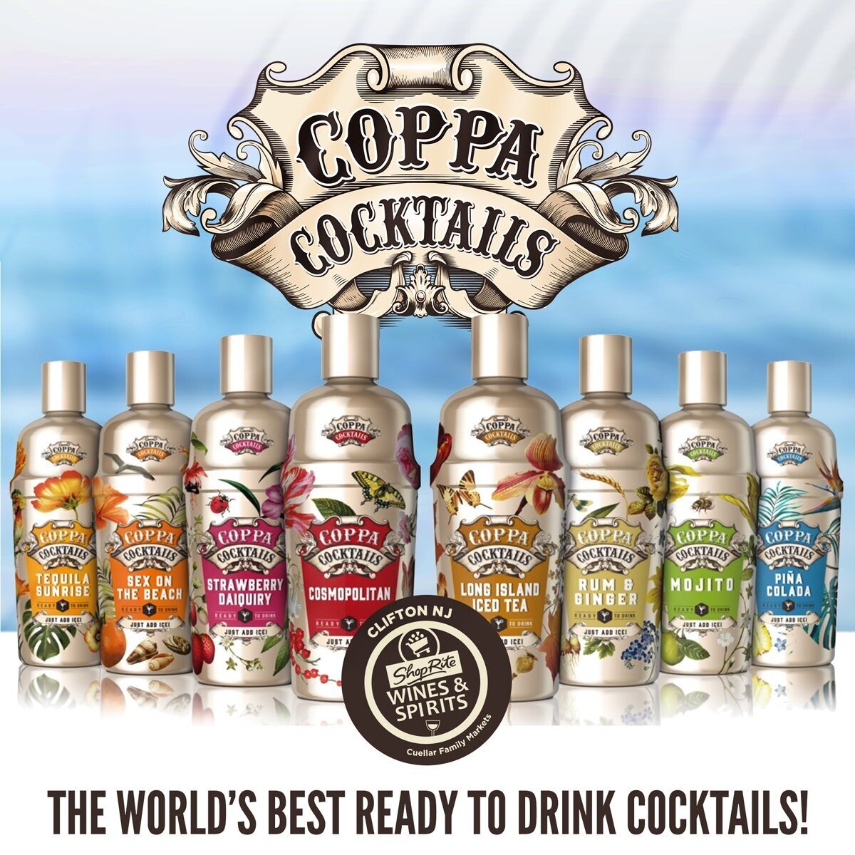 Coppa Cocktails - Cosmopolitan - 10% alc. Coppa Cocktails - Cosmopolitan - 10% alc.