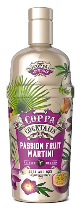 Coppa Cocktails - Passion Fruit Martini - 10% alc.