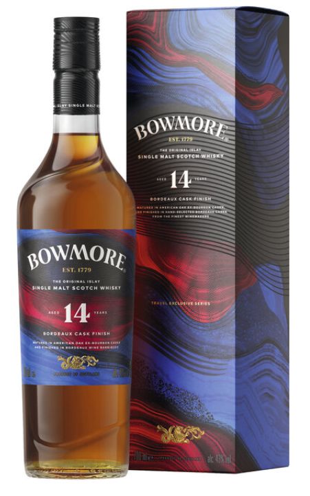 Bowmore 14 years - Bordeaux Cask Finish - 43% Bowmore 14 years - Bordeaux Cask Finish - 43%
