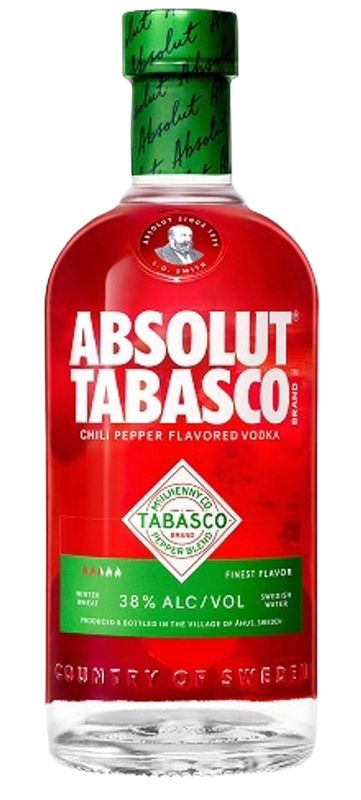 Absolut Tabasco vodka - 38%