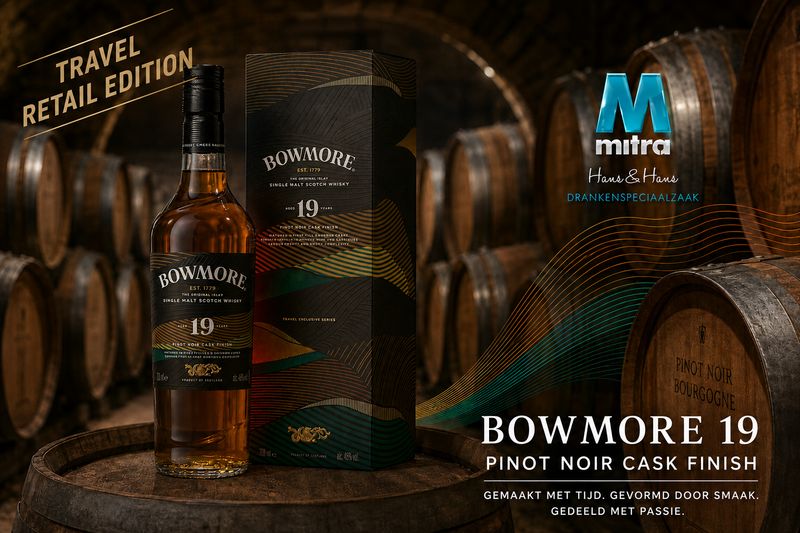 Bowmore 19 years - Pinot Noir Cask Finish - 43%