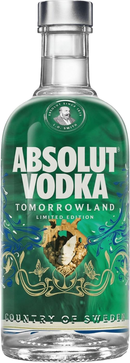 Absolut Vodka - Tomorrowland 2026 Limited Edition - GREEN - 40%