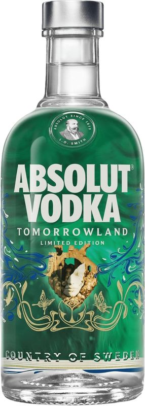 Absolut Vodka - Tomorrowland 2026 Limited Edition - GREEN - 40%