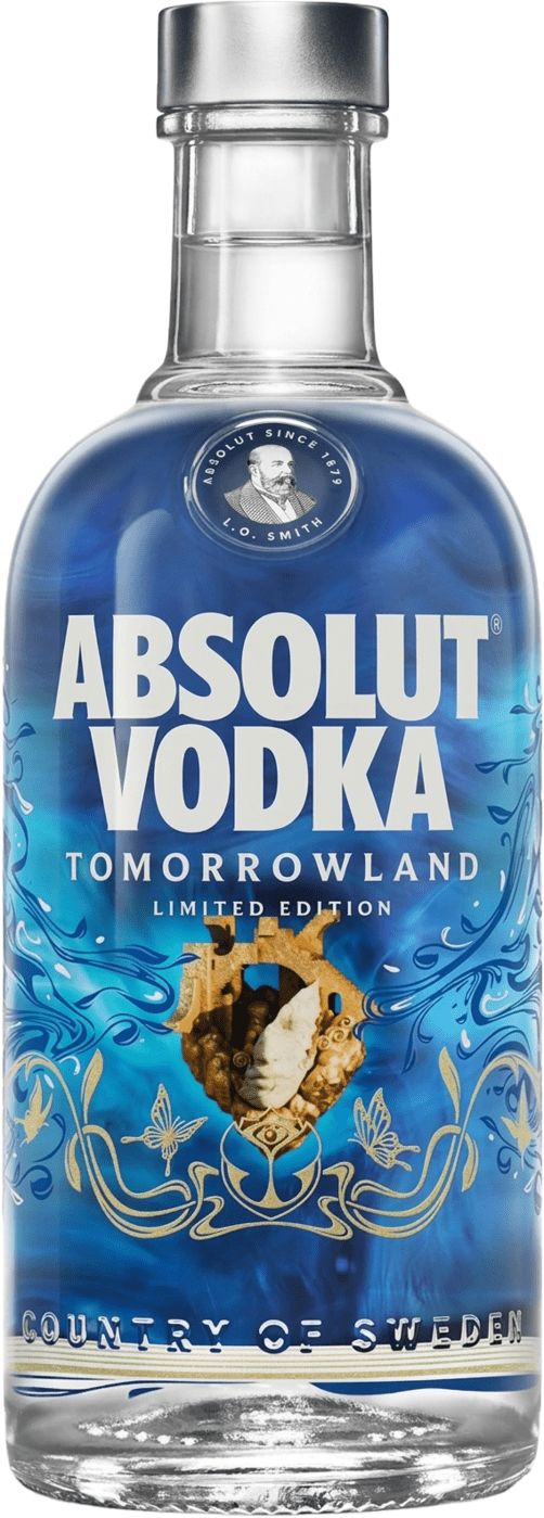 Absolut Vodka - Tomorrowland 2026 Limited Edition - BLUE - 40%