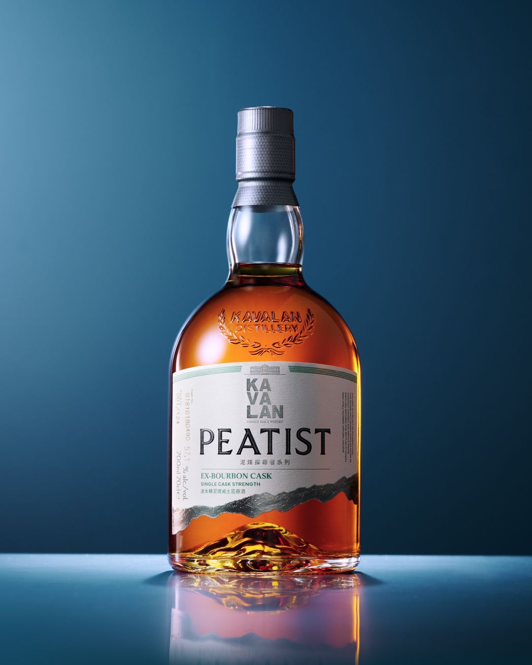 Kavalan - Peatist ex-Bourbon Cask - 57.1%